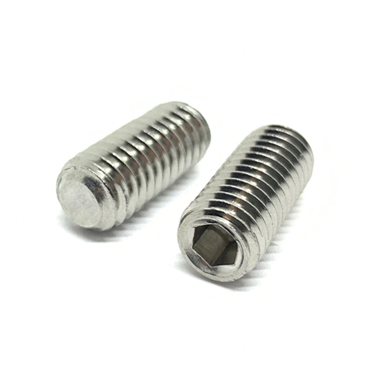 18-8 (304) Stainless Flat Point Allen Socket Set Screw