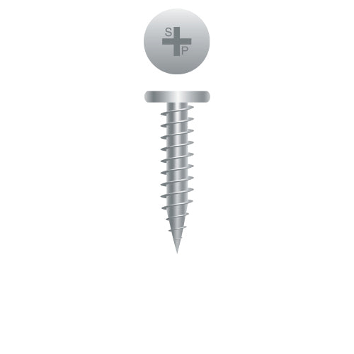 #10 Strong-Point Pancake Head 10-12 x 1-1/2, PH, Type 'A', Strong-Shield