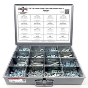 7/16"-14 Coarse Grade 5 Hex Cap Screws, Nuts, & Washers - 528 PCS