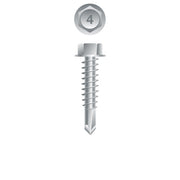 #14 Strong-Point Hex Washer Head 14-14 x 3, 410 Stainless Steel