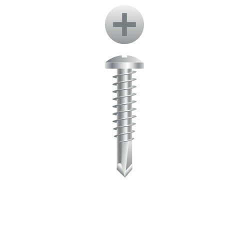 #8 Strong-Point Pan Head 8-18 x 5/8, PH, 410 Stainless Steel