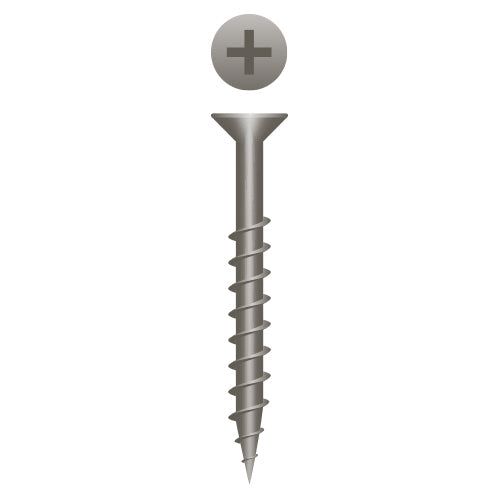 #9 Strong-Point Flat Head 9 x 3, PH, Plain and Lubed