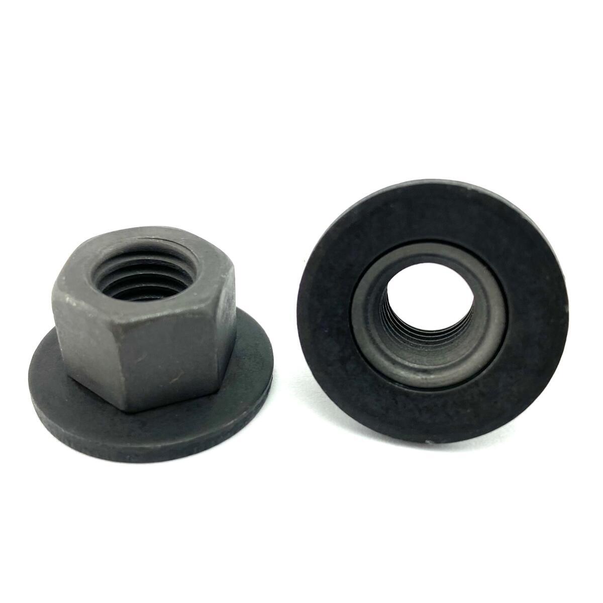 M6-1.0 Hex SEMS Nut, 11mm Wrench, 16mm Washer, Phosphate