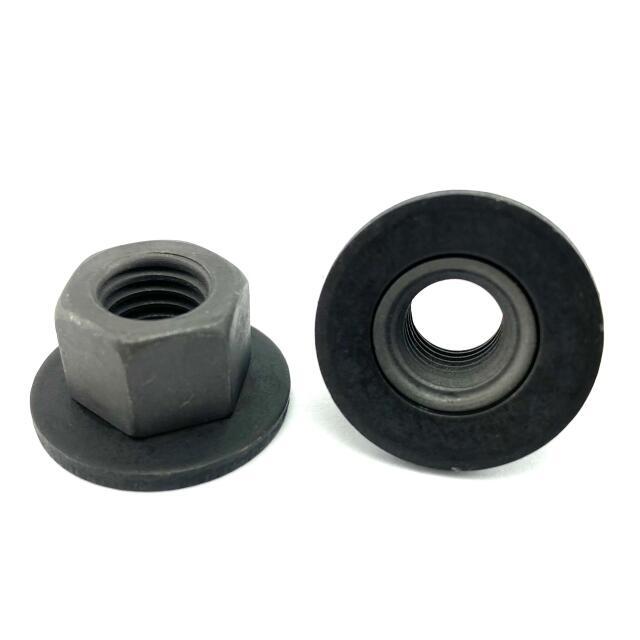 3/8"-16 Hex SEMS Nut, 9/16" Wrench, 7/8" Washer, Phosphate