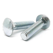 1/4-20x3-1/2" Grade 5 Round Head Square Neck Carriage Bolts Zinc