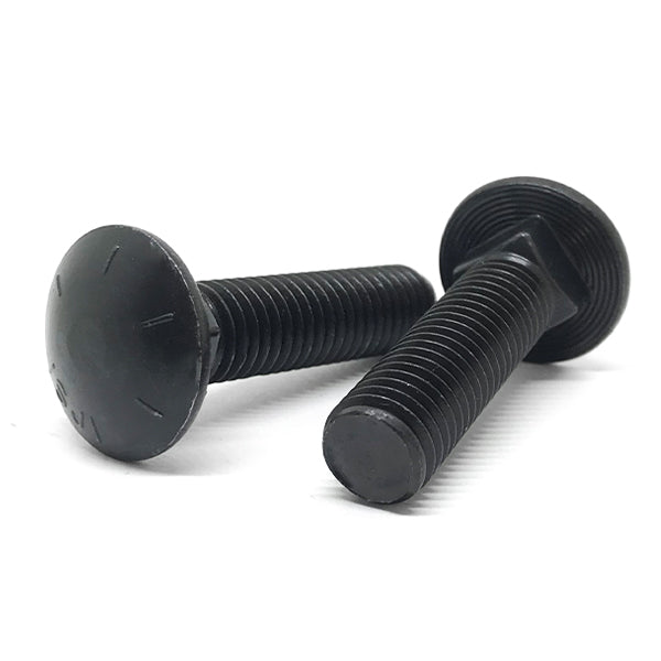 5/8-11x3-1/2" Grade 8 Round Head Square Neck Full Thread Carriage Bolts Plain