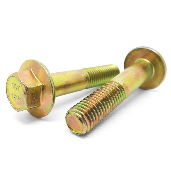 M12-1.75x100 Class 10.9 Hex Flange Bolts Zinc Yellow