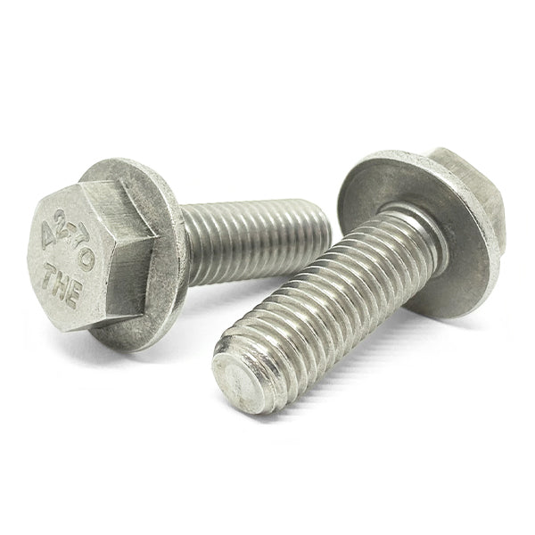 M10-1.5x35 A2-70 Stainless Steel Hex Flange Bolts