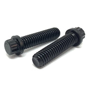 1/2-13x2" Alloy 12 Point Flange Screws Black Oxide