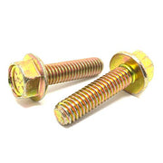 1/2-13x1-1/2" Grade 8 Hex Flange Frame Bolts Zinc Yellow