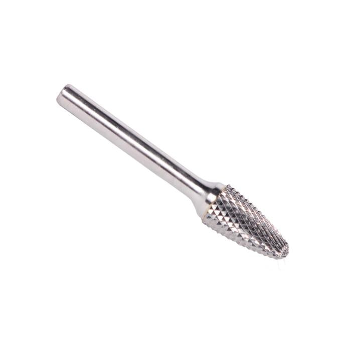 1/2" x 1" Tree Radius End Carbide Bur 1/4 Shank