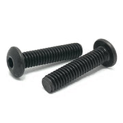 3/8-16x2-3/4" Alloy Button Head Socket Cap Screws Black Oxide