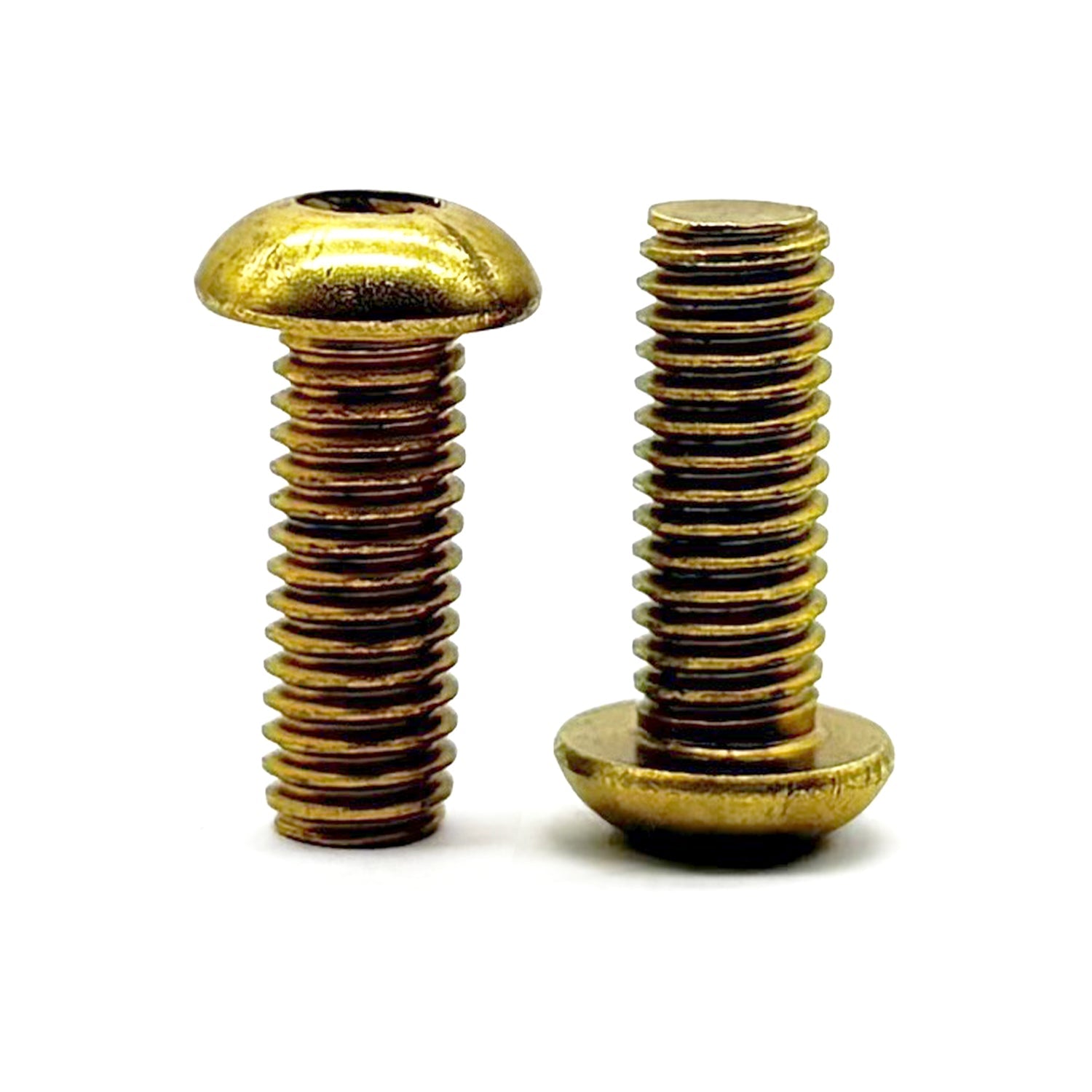 #10-32x1/4" Brass Button Head Socket Cap Screw