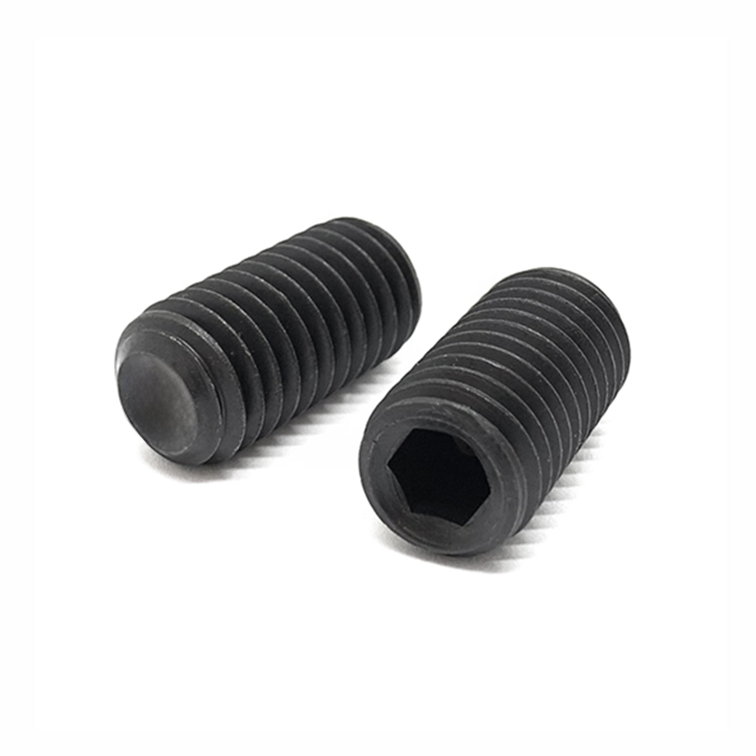 #8-32x1/2" Alloy Flat Point Allen Socket Set Screw Black Oxide