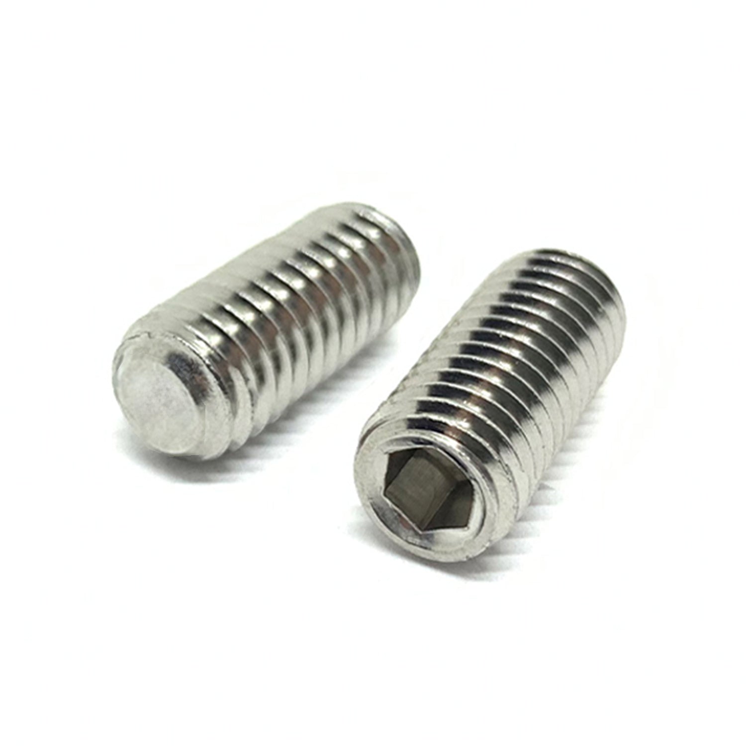 #10-32x3/8" Stainless Steel Flat Point Allen Socket Set Screw