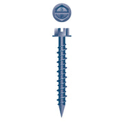 #1/4 Strong-Point Hex Washer Head 1/4 x 2-1/4, Hi-Low-Blue Ceramic