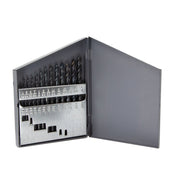 13 HSS Left Hand Jobber Length Drill Bit Set, 1/16" - 1/4"