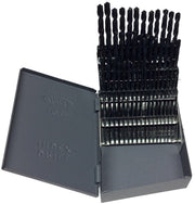 60 Piece HSS Polished Jobber Length Drill Bit Set, #1 - #60