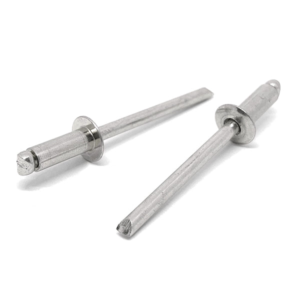 1/8" Dia 5/16"-3/8" (46)  Grip - Dome Head Blind Rivets Stainless/Stainless Mandrel