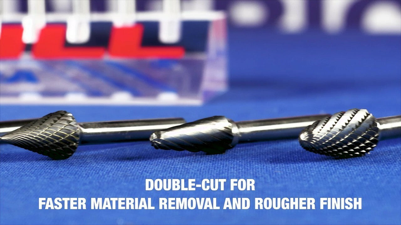 SA-3A 3/8" X 1" Cylindrical Carbide Bur 1/4" Shank