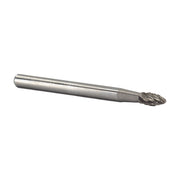 SH-41 1/8" X 1/4" Flame Carbide Bur 1/8" Shank