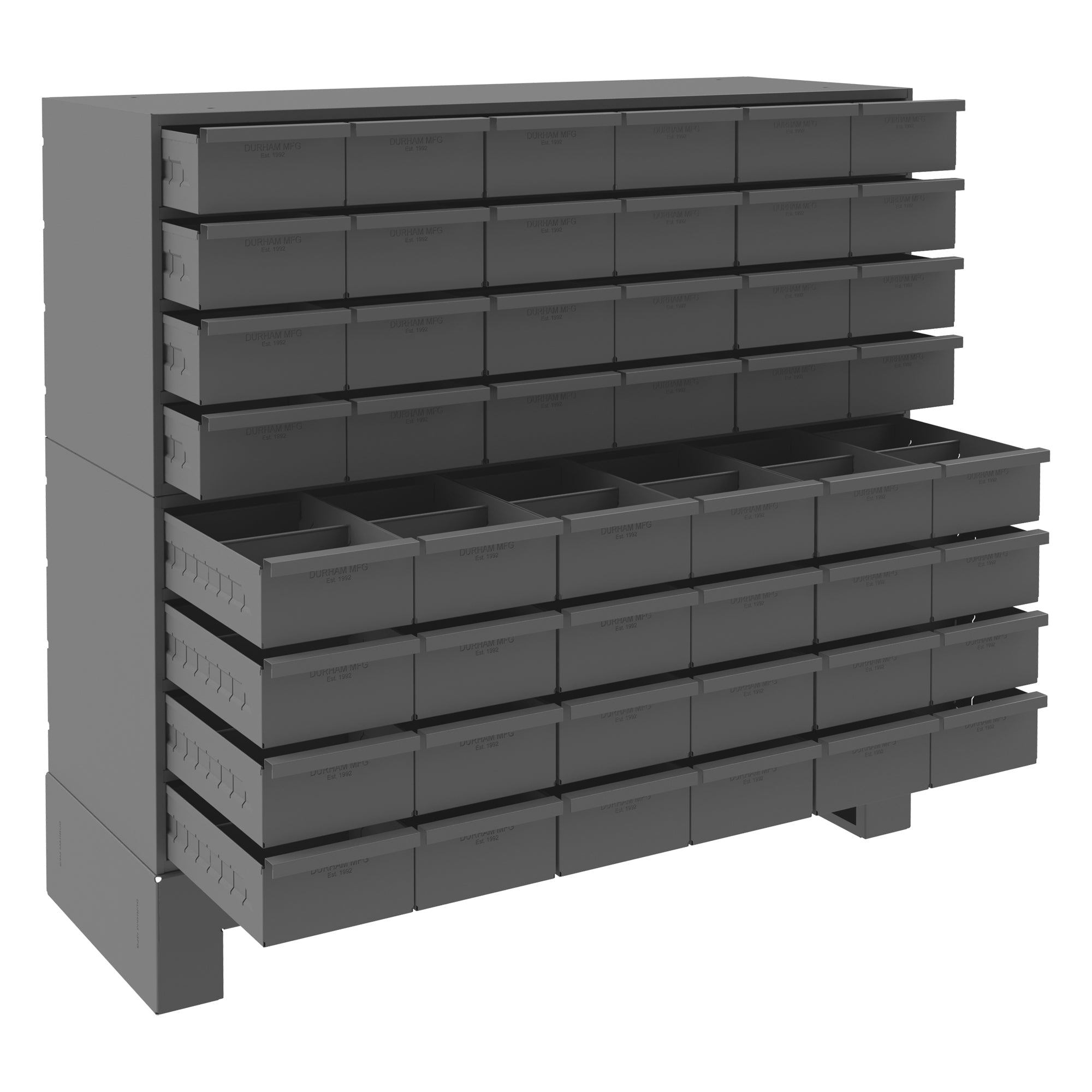 48 Drawer Metal Storage Rack Cabinet with Base