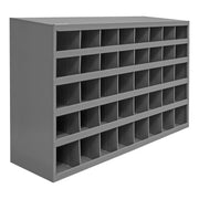 40 Hole Metal Divider Bin 12" Deep