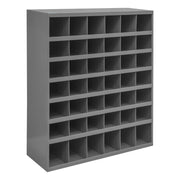 42 Hole Metal Divider Bin 12" Deep
