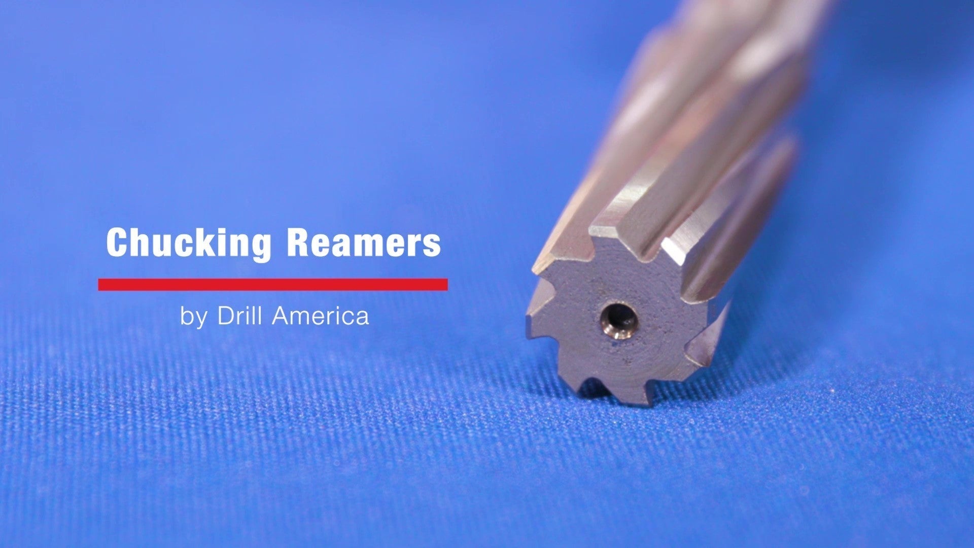 37/64" HSS Straight Shank Straight Flute Chucking Reamer