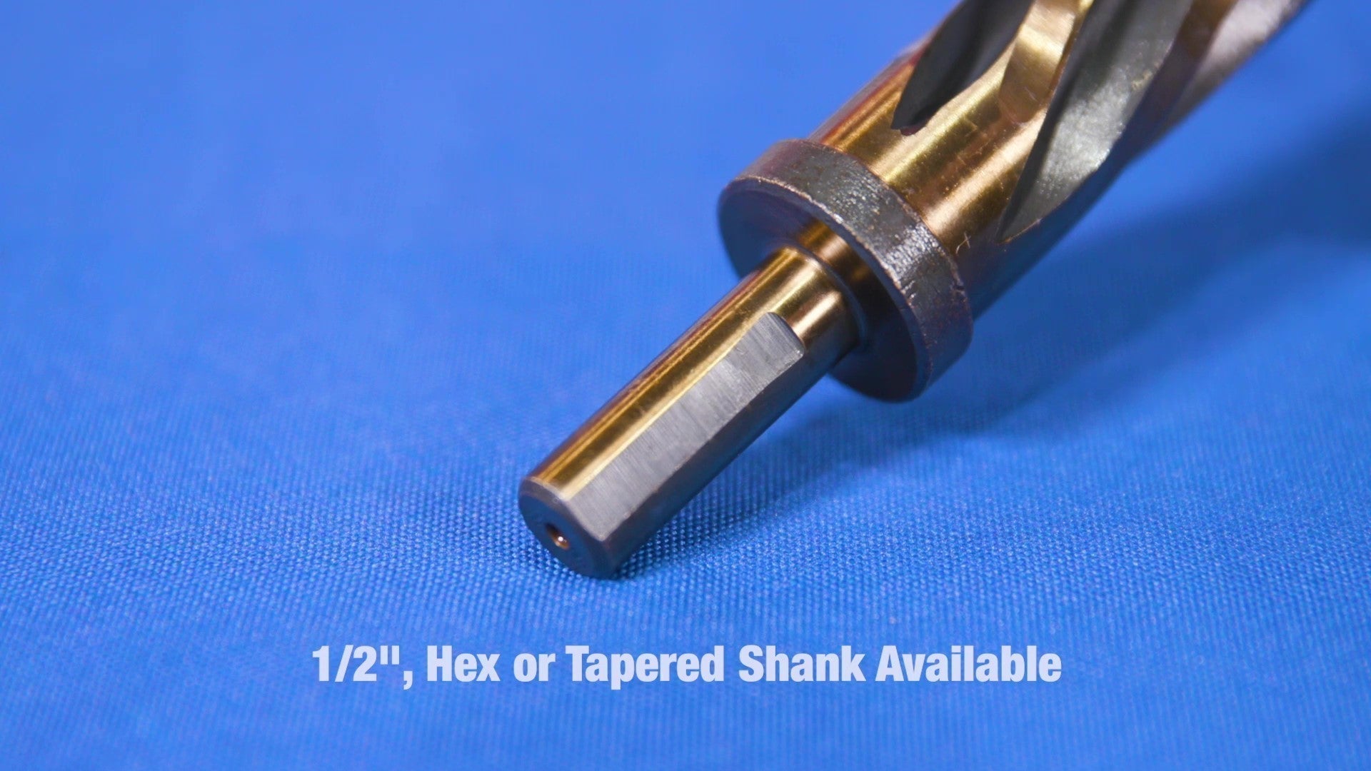 9/16" HSS 1/2" Straight Shank Bridge Reamer
