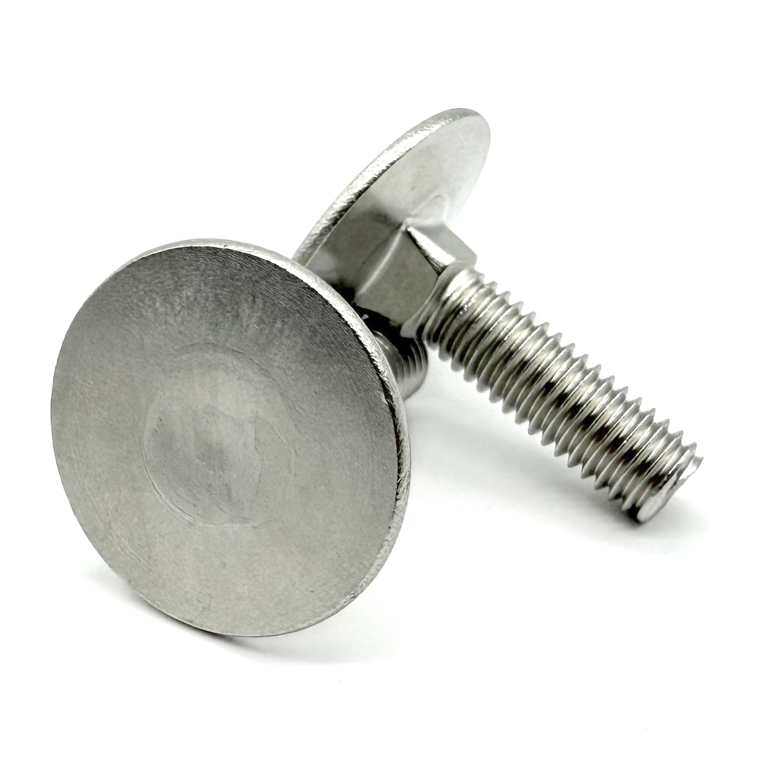 1/2"-13x1-1/2" Stainless Steel Round Head Square Neck Elevator Bolt