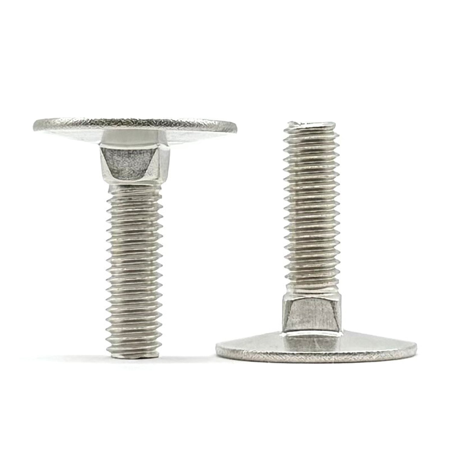 3/8"-16x1-1/4" Stainless Steel Round Head Square Neck Elevator Bolt