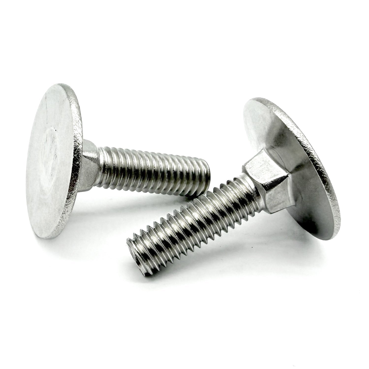 1/4"-20x1" Stainless Steel Round Head Square Neck Elevator Bolt