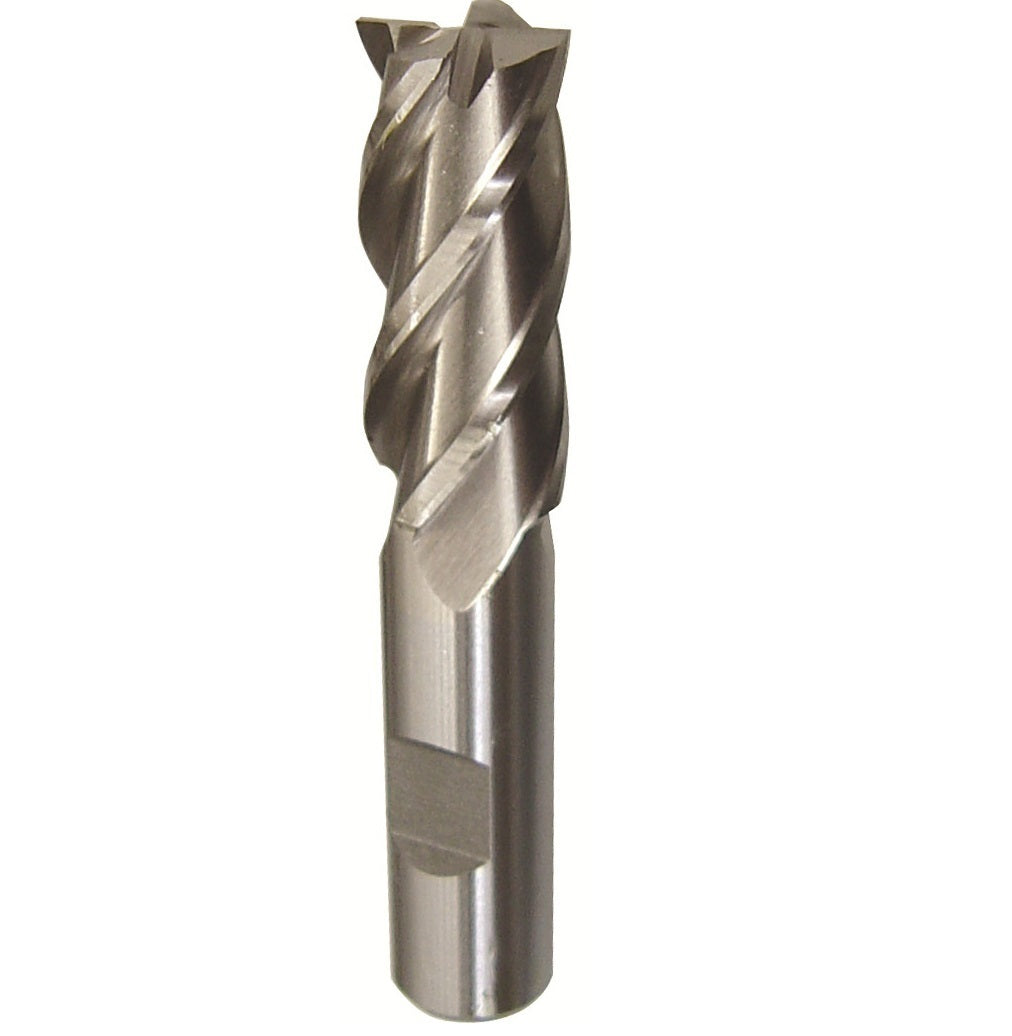 1/4" X 3/8" HSS 4 Flute Single End XL Center Cutting End Mill