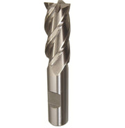 1" X 1" HSS 4 Flute Single End Center Cutting End Mill