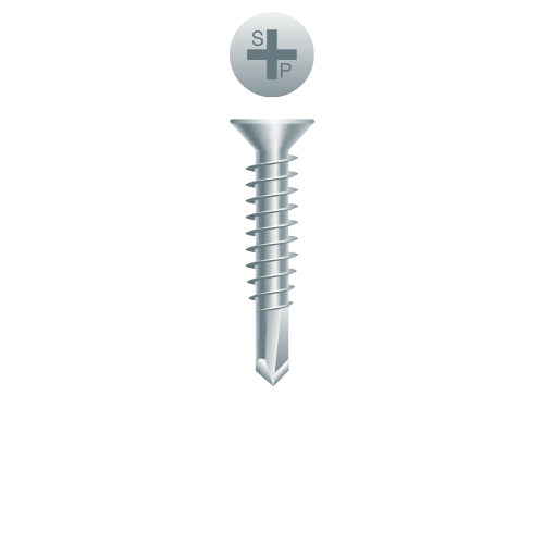 #8 Strong-Point Flat Head 8-18 x 3/4, PH, Zinc