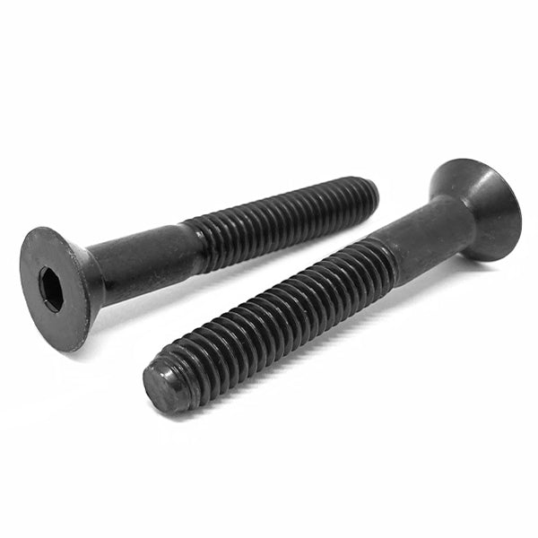 1/2-13x3" Alloy Flat Head Socket Cap Screws Black Oxide