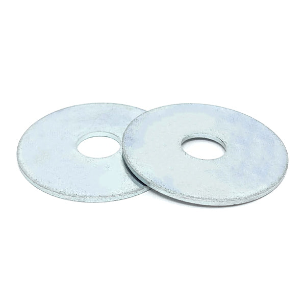 1/4"x2 Steel 1/16" Thick Fender Washers Zinc