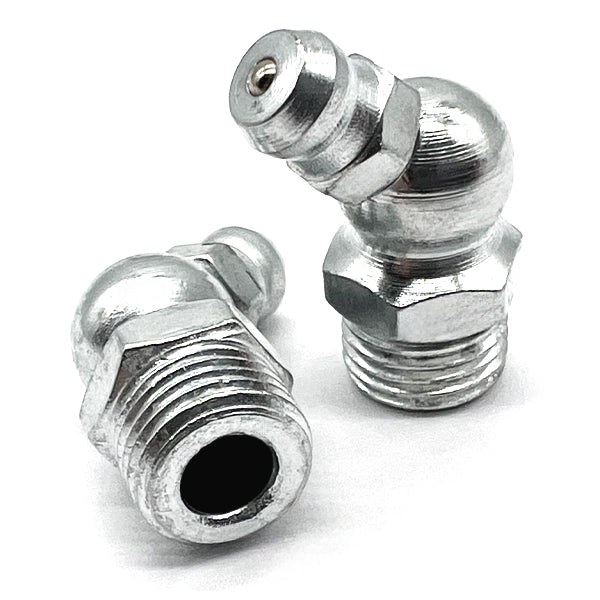 M6-1.0 Zerks Grease Fitting 45 Degree Steel Zinc
