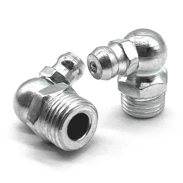 Inch and Metric Steel Zinc Clear Zerks Grease Fittings - 550 PCS