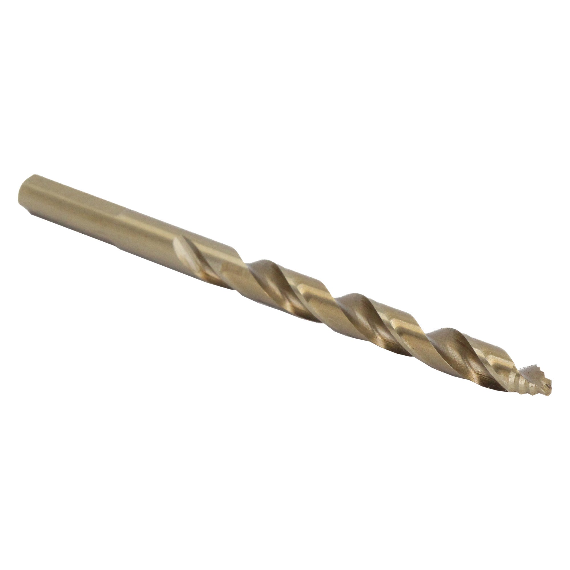 15/64" Stepped Point Cobalt Drill Bit with 3-Flat Shank