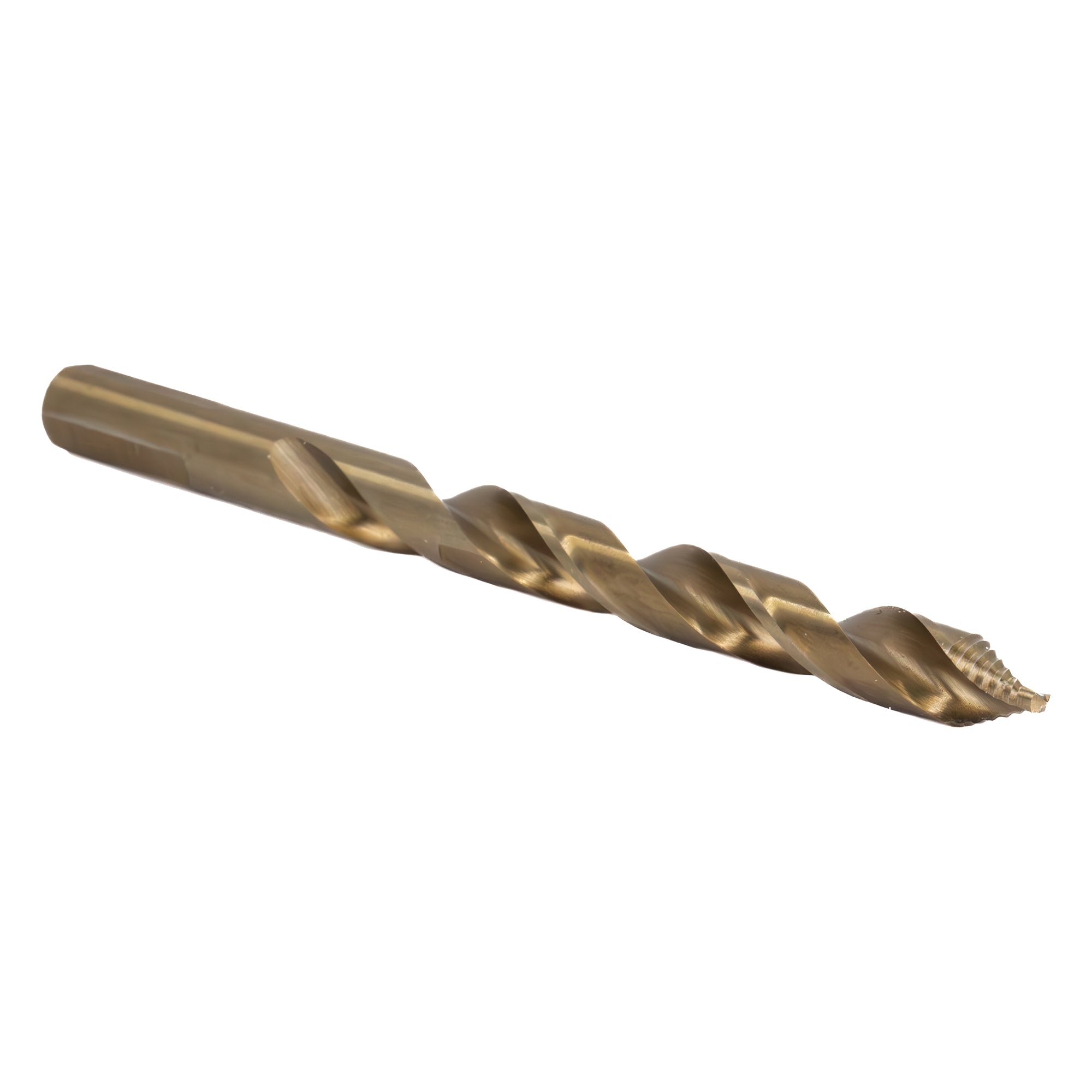 27/64" Stepped Point Cobalt Drill Bit with 3-Flat Shank