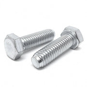 M10-1.00x30 Class 10.9 Hex Cap Screws Extra Fine Thread Zinc Clear