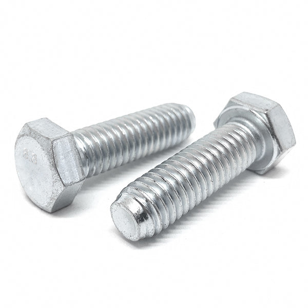 M5-.8x12 Class 8.8 Hex Cap Screws Zinc Clear