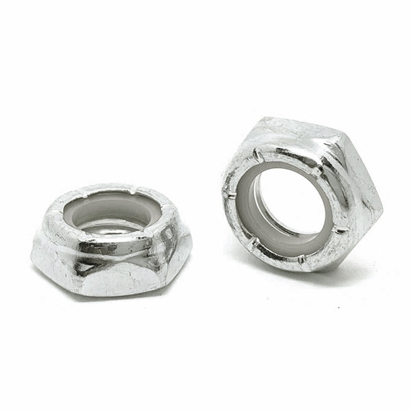 #10-24 18-8 Stainless Steel Nylon Insert Hex Jam Nuts
