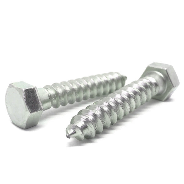 3/8-7x1" Hex Lag Screws A307 Grade A Zinc