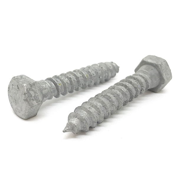 3/8-7x1" Hex Lag Screws A307 Grade A Galvanized