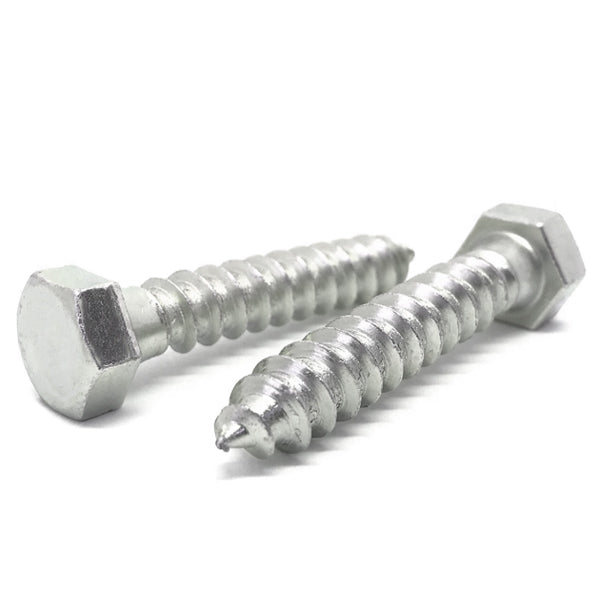 1/4-10x1" 18-8 Stainless Steel Hex Lag Screws