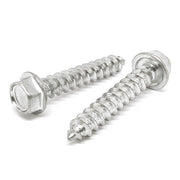 #10-12x1" 18-8 Stainless Steel Hex Washer Head Type A Self Tapping Screws