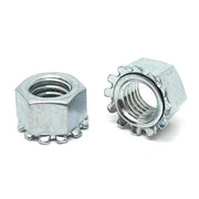 M4-0.7 Class 8 Hex K-Lock Nuts Zinc